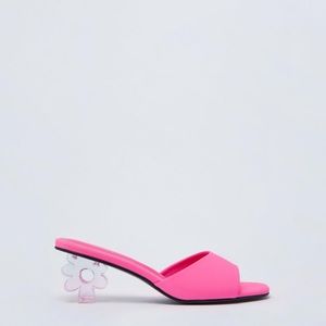 🌸 Flower Heel Mule🌸